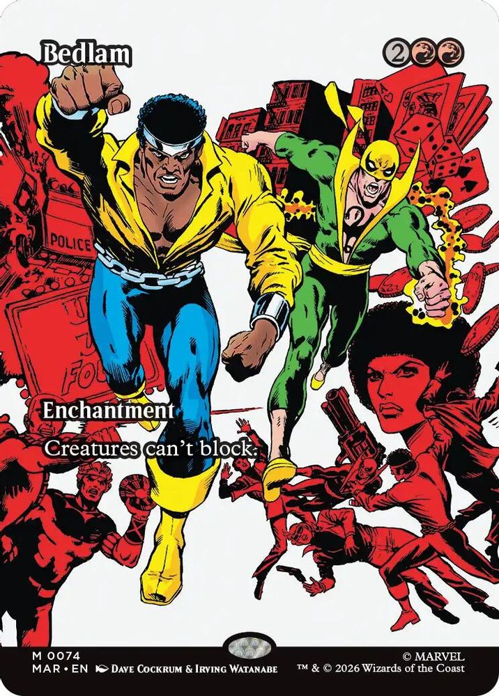 Bedlam (Borderless) #074 - MYTHIC MAR -  Marvel Universe Eternal-Legal