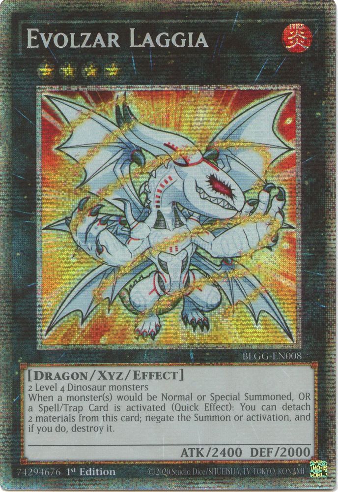 [STARLIGHT RARE] Evolzar Laggia - (BLGG-EN008) - (Chibi) 1st Edition