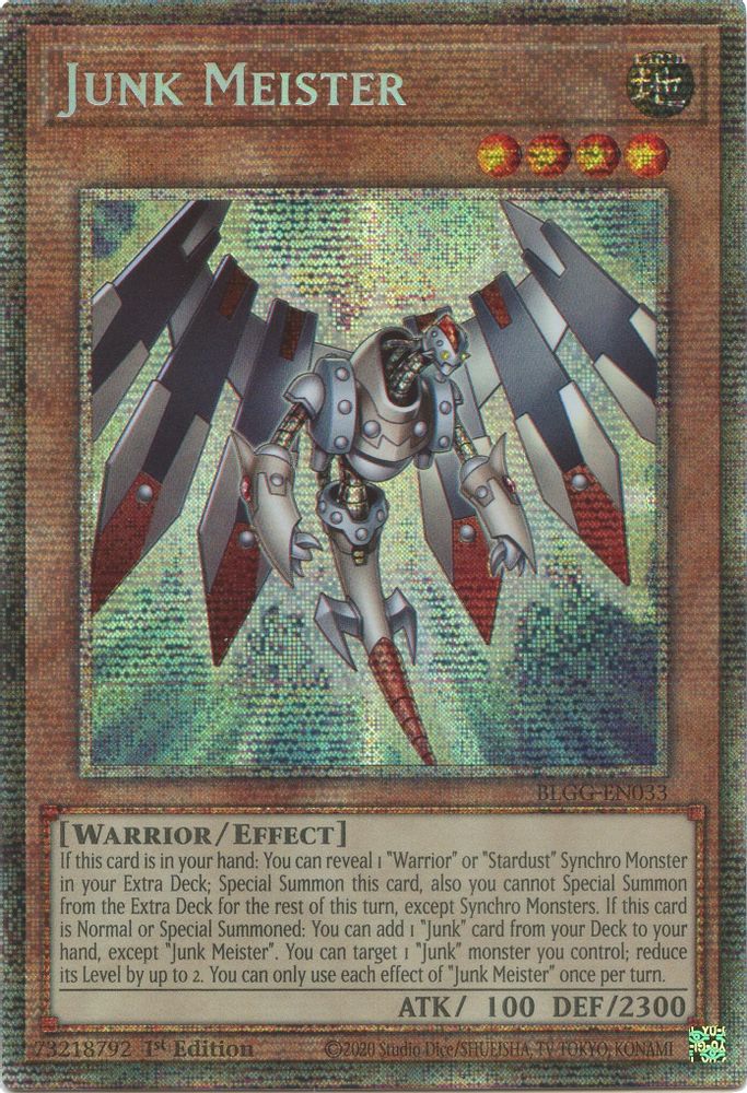 [STARLIGHT RARE] Junk Meister - (BLGG-EN033) - 1st Edition