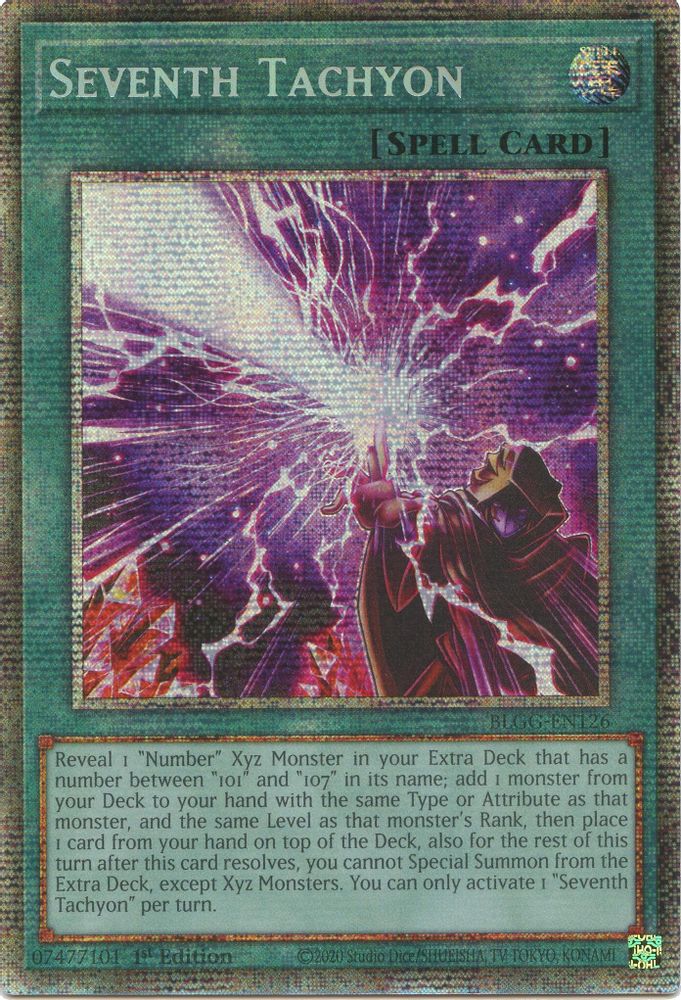 [STARLIGHT RARE] Seventh Tachyon - (BLGG-EN126) - 1st Edition