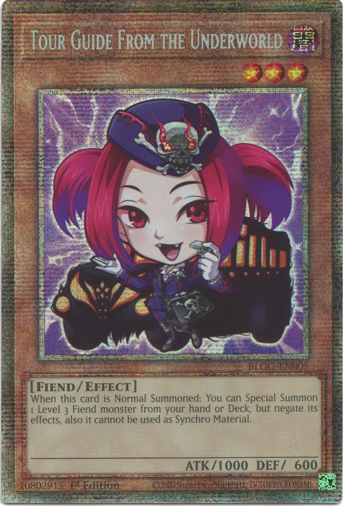 [STARLIGHT RARE] Tour Guide From the Underworld - (BLGG-EN005) - Chibi 1st Edition