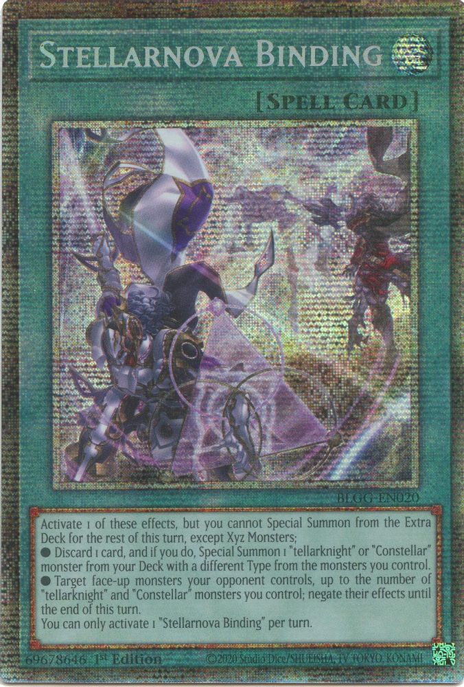 [STARLIGHT RARE] Stellarnova Binding - (BLGG-EN020) - 1st Edition