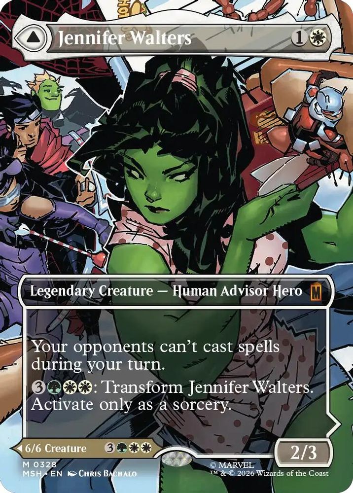 Jennifer Walters (Borderless) (0328) #328 - MYTHIC MSH -  Marvel Super Heroes
