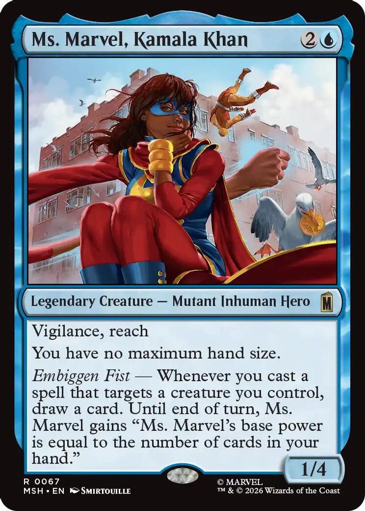 [FOIL] Ms. Marvel, Kamala Khan #067 - RARE MSH -  Marvel Super Heroes