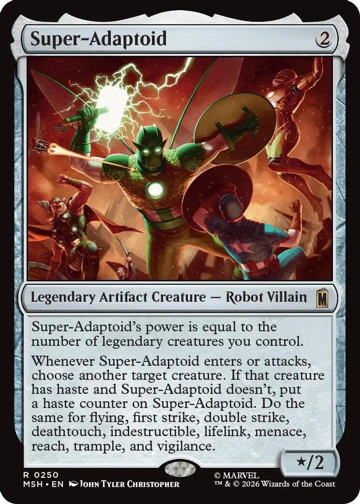 Super-Adaptoid #250 - RARE MSH -  Marvel Super Heroes