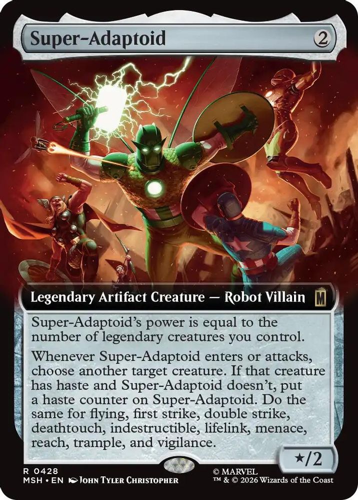 Super-Adaptoid (Extended Art) #428 - RARE MSH -  Marvel Super Heroes
