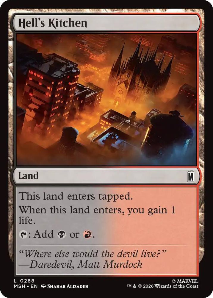 [FOIL] Hell's Kitchen #268 - LAND MSH -  Marvel Super Heroes