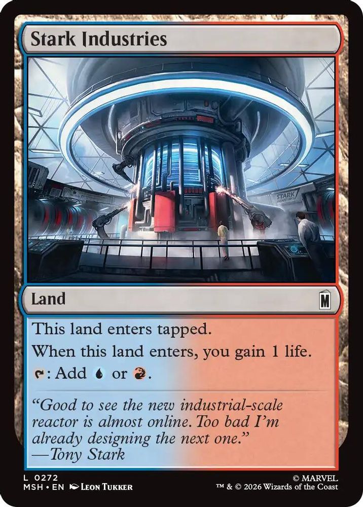 [FOIL] Stark Industries #272 - LAND MSH -  Marvel Super Heroes