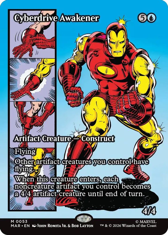 Cyberdrive Awakener (Borderless) #053 - MYTHIC MAR -  Marvel Universe Eternal-Legal