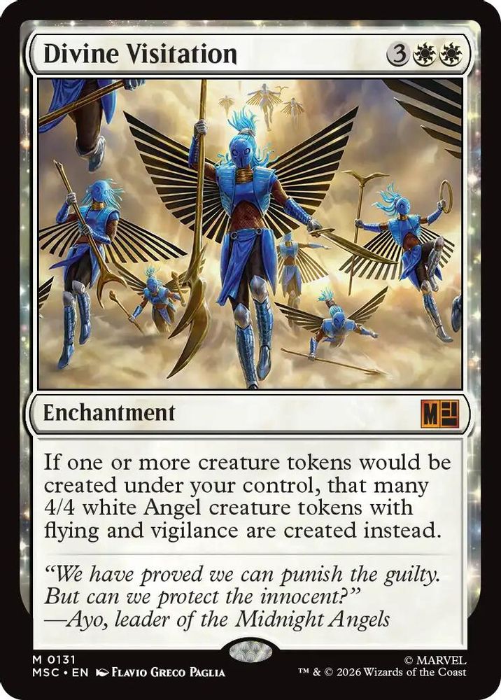 Divine Visitation #131 - MYTHIC MSC -  Commander: Marvel Super Heroes