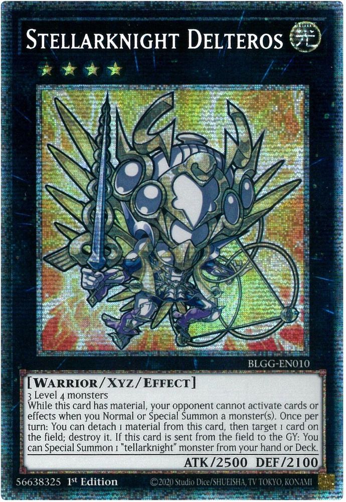 Stellarknight Delteros - (BLGG-EN010) - Starlight Rare 1st Edition