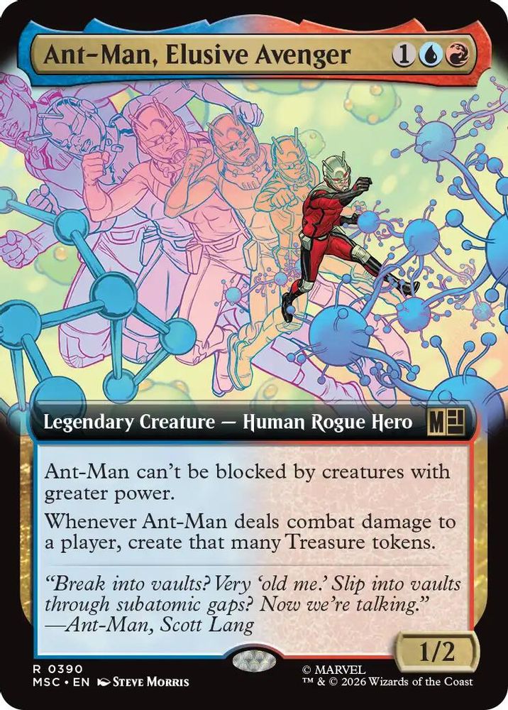 Ant-Man, Elusive Avenger (Extended Art) #390 - RARE MSC -  Commander: Marvel Super Heroes