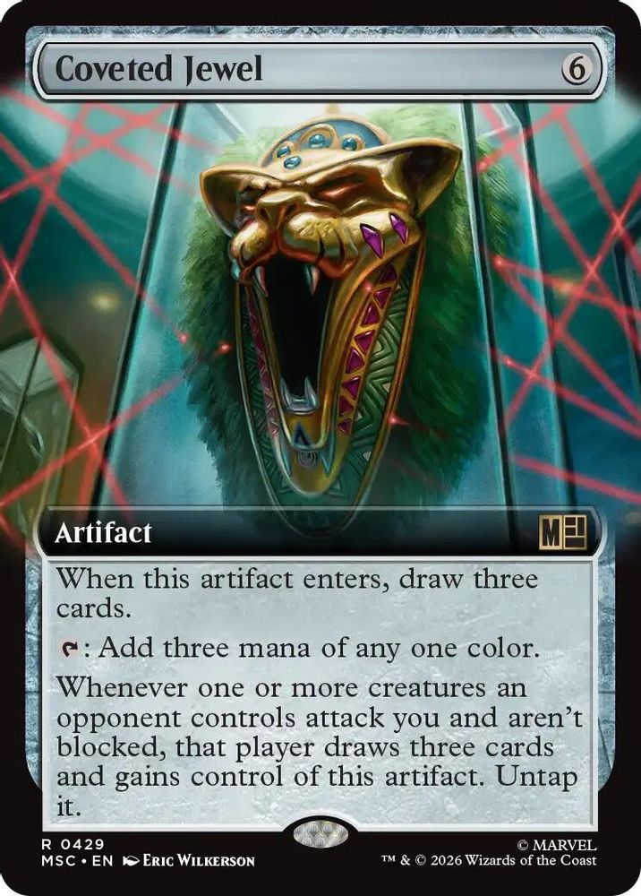 [FOIL] Coveted Jewel (Extended Art) #429 - RARE MSC -  Commander: Marvel Super Heroes