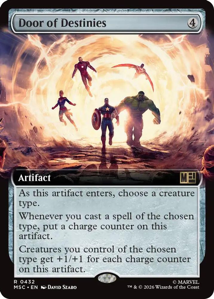 Door of Destinies (Extended Art) #432 - RARE MSC -  Commander: Marvel Super Heroes