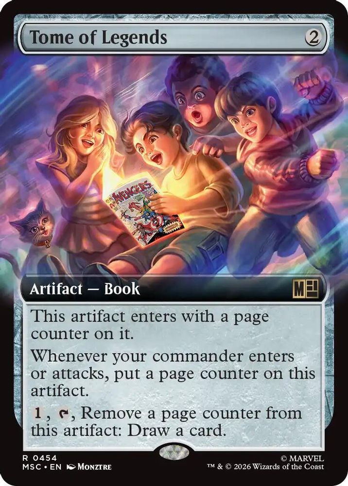 Tome of Legends (Extended Art) #454 - RARE MSC -  Commander: Marvel Super Heroes