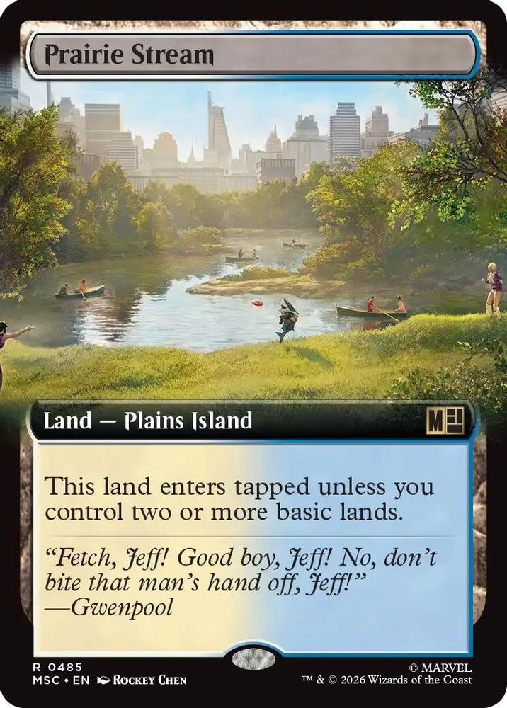 Prairie Stream (Extended Art) #485 - RARE MSC -  Commander: Marvel Super Heroes