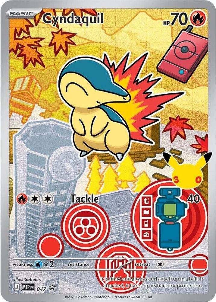 Cyndaquil - [ 047 ] - Pokemon ME Mega Evolution Promo