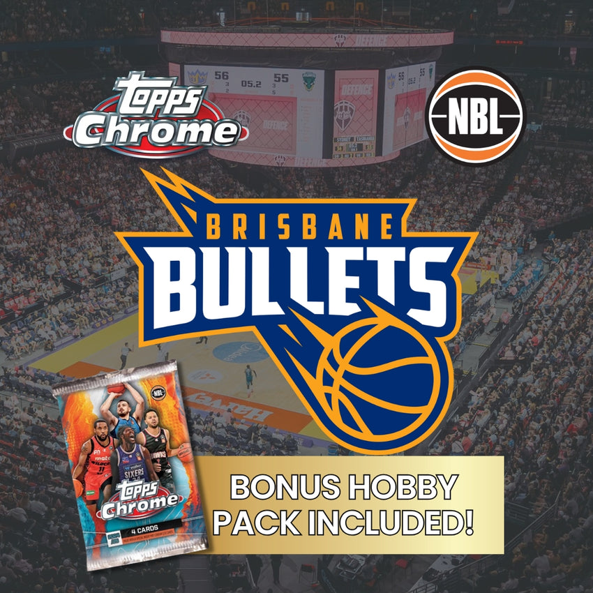 2024-25 Topps Chrome NBL BRISBANE BULLETS Base Team Set #11-20 (BONUS Hobby Pack)