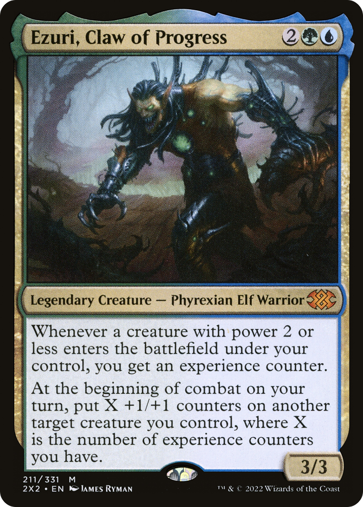 [FOIL] Ezuri, Claw of Progress #211 - MYTHIC 2X2 - Double Masters 2022