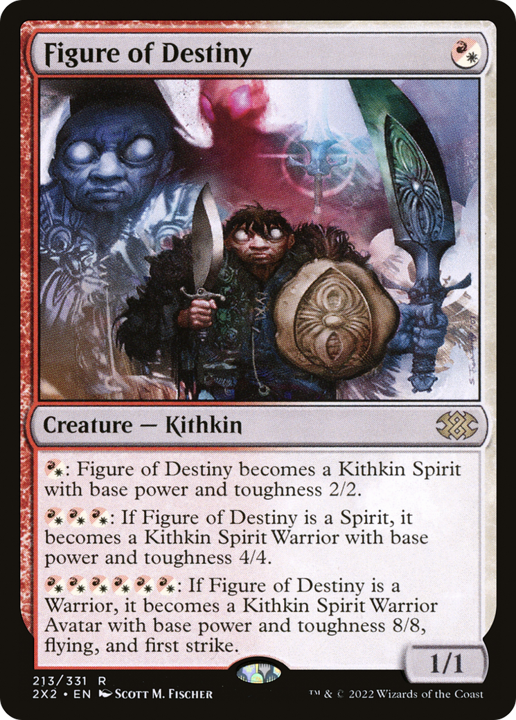[FOIL] Figure of Destiny #213 - RARE 2X2 - Double Masters 2022