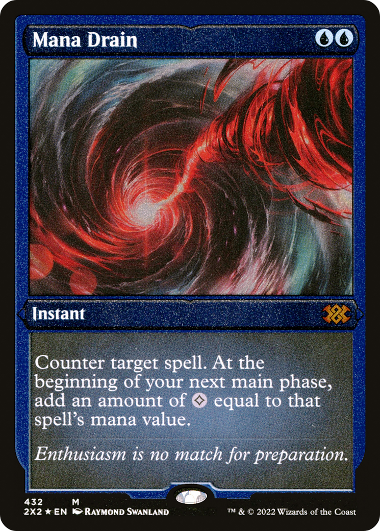 [ EF ] [FOIL] Mana Drain (Foil Etched) #432 - MYTHIC 2X2 - Double Masters 2022
