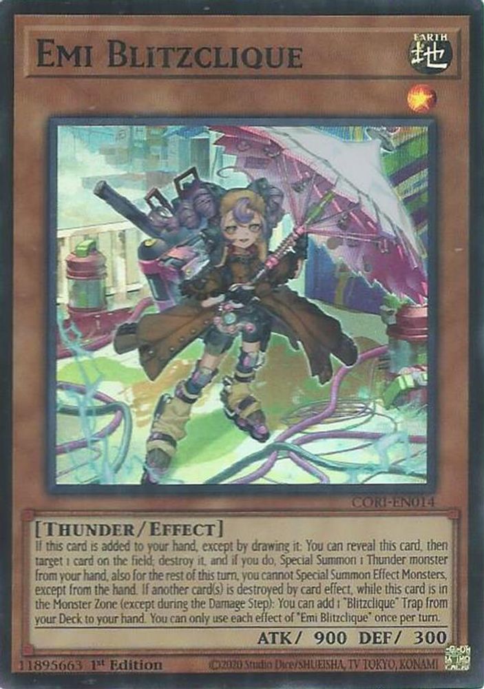 Emi Blitzclique - (CORI-EN014) - Super Rare 1st Edition