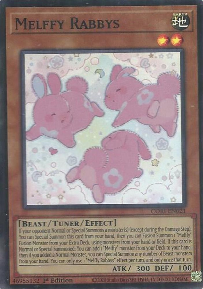 Melffy Rabbys - (CORI-EN021) - Super Rare 1st Edition