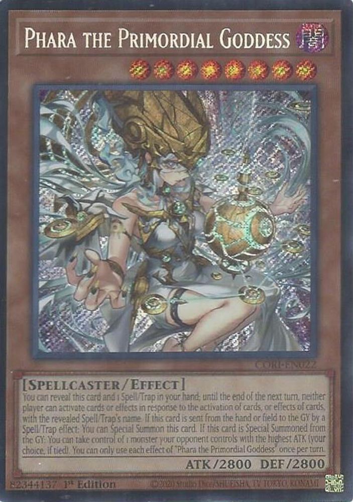 Phara the Primordial Goddess (Secret Rare) - (CORI-EN022) - Secret Rare 1st Edition