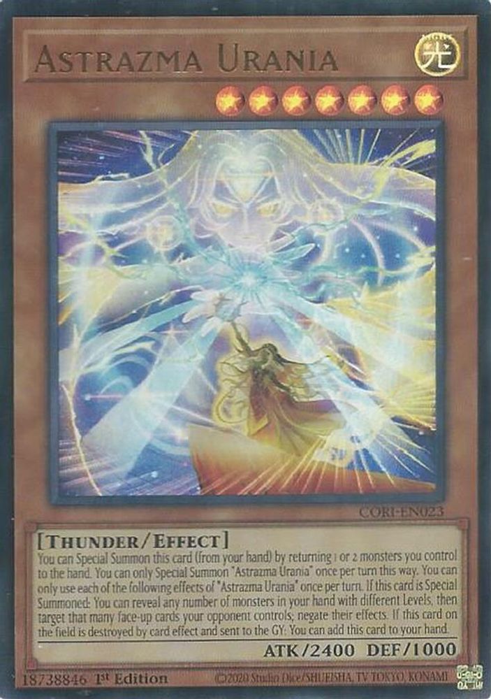 Astrazma Urania - (CORI-EN023) - Ultra Rare 1st Edition