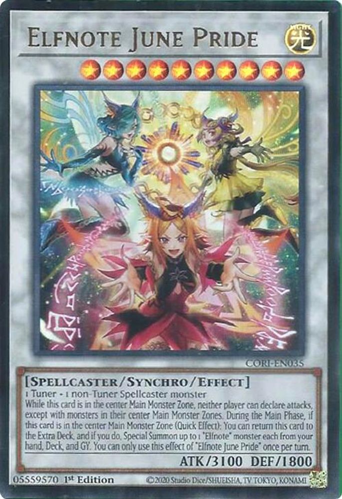 Elfnote June Pride - (CORI-EN035) - Ultra Rare 1st Edition