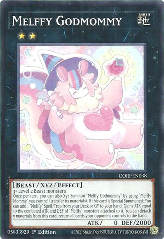 PLAYSET (3) 3x Melffy Godmommy - (CORI-EN038) - Common / Short Print 1st Edition
