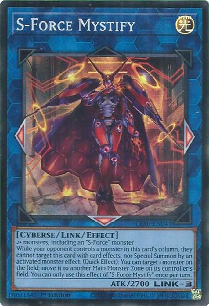 S-Force Mystify - (CORI-EN041) - Super Rare 1st Edition
