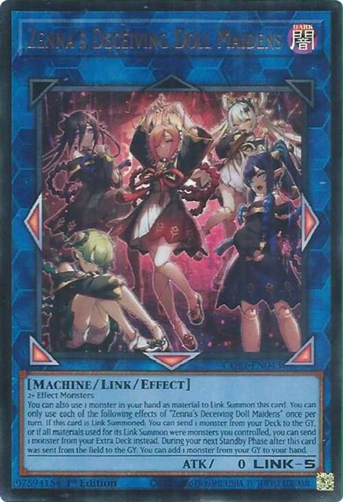 Zenna's Deceiving Doll Maidens - (CORI-EN043) - Ultra Rare 1st Edition