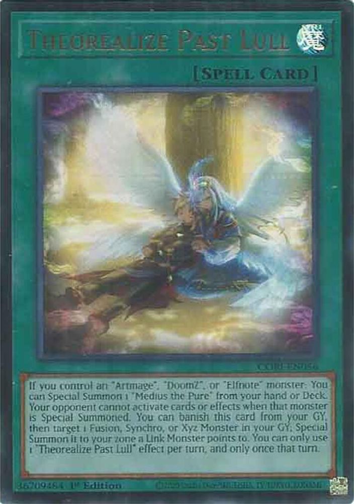 Theorealize Past Lull - (CORI-EN056) - Ultra Rare 1st Edition