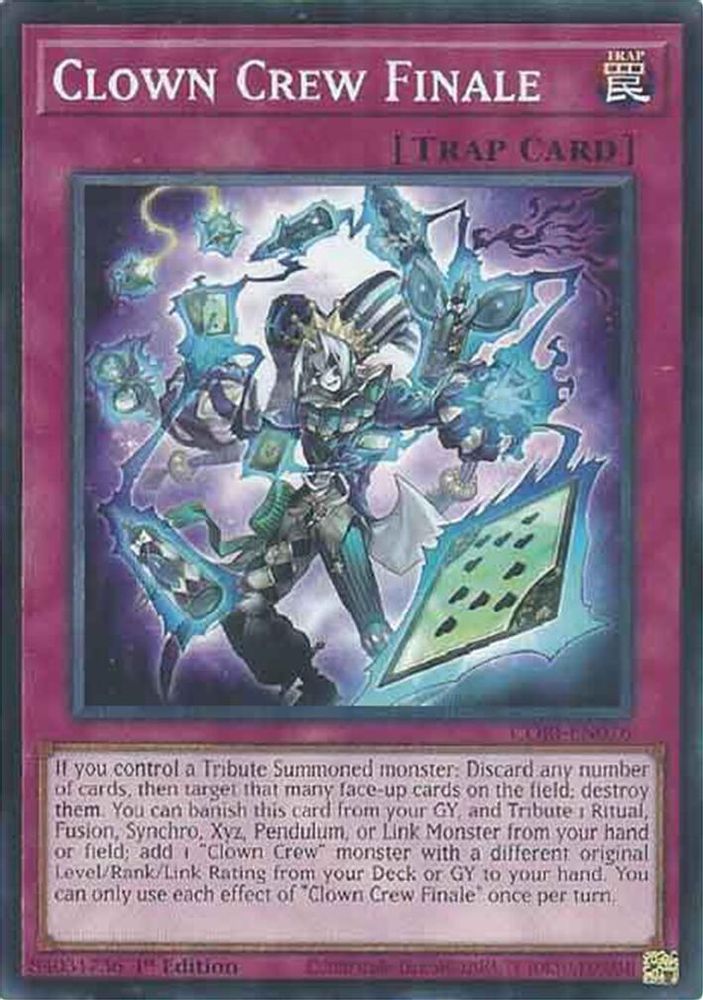 PLAYSET (3) 3x Clown Crew Finale - (CORI-EN076) - Common / Short Print 1st Edition
