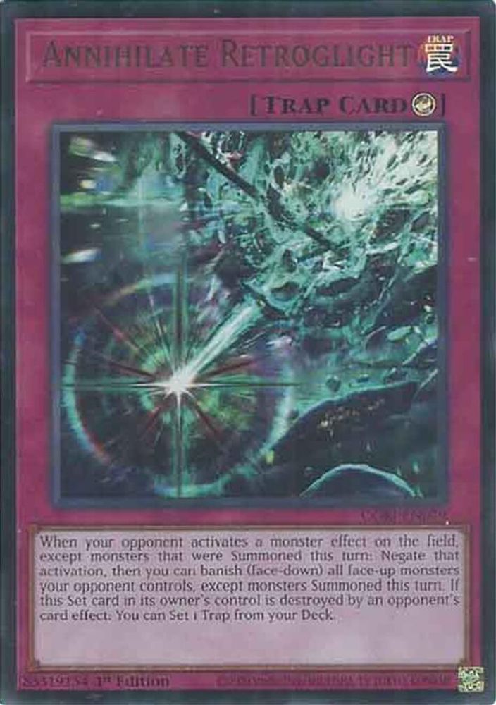 Annihilate Retroglight - (CORI-EN079) - Ultra Rare 1st Edition