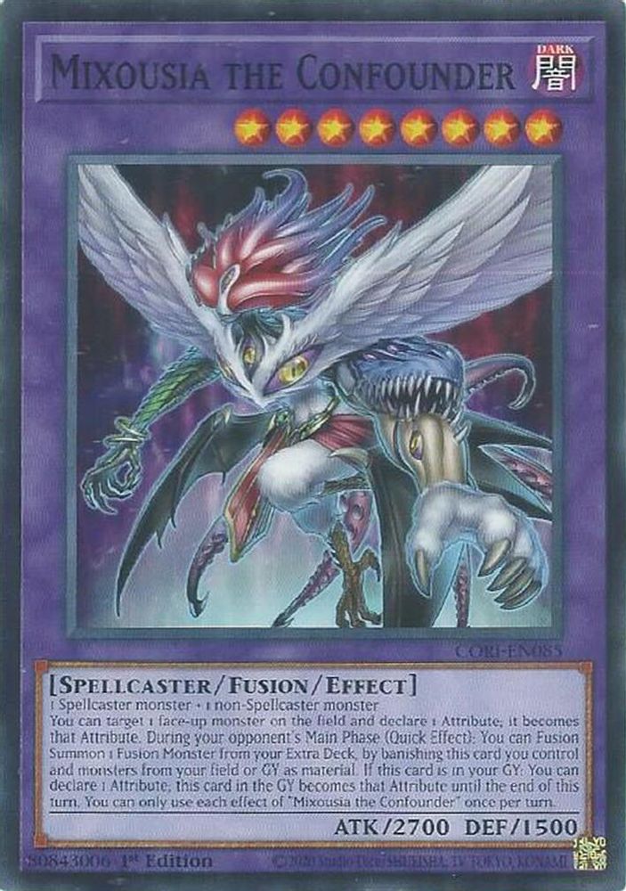 PLAYSET (3) 3x Mixousia the Confounder - (CORI-EN085) - Common / Short Print 1st Edition