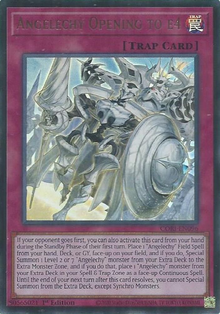 Angelechy Opening to e4 - (CORI-EN096) - Ultra Rare 1st Edition