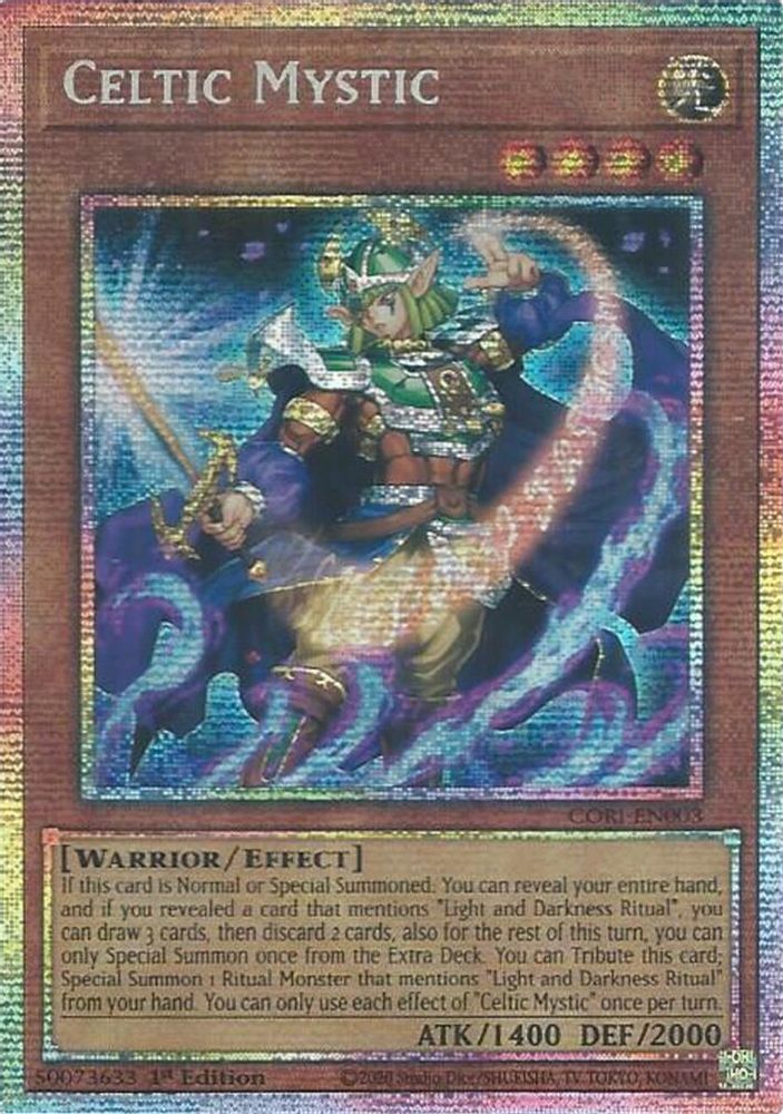 [STARLIGHT RARE] Celtic Mystic - (CORI-EN003) - Starlight Rare 1st Edition