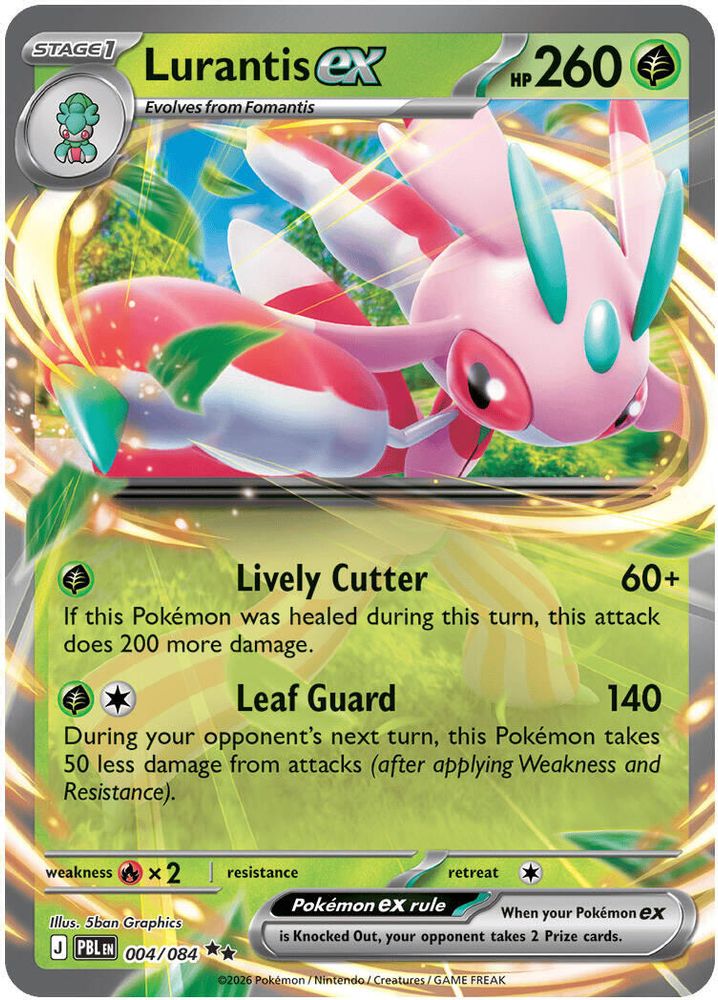 Lurantis ex - [  004/084 ] -  Double Rare - Pokemon ME05 Pitch Black