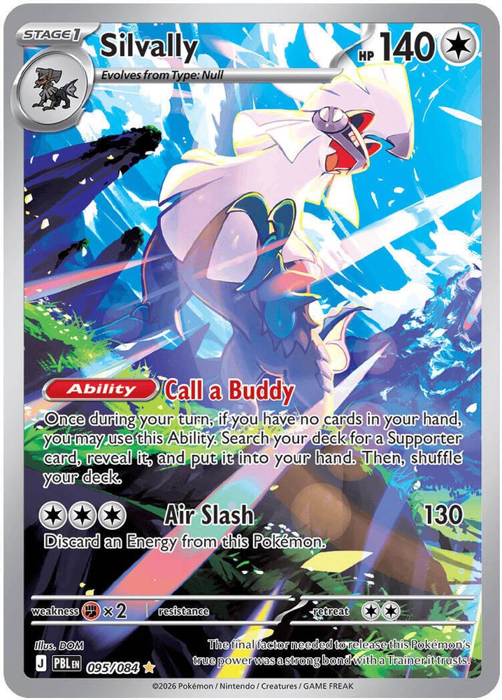 Silvally - [  095/084 ] -  Illustration Rare - Pokemon ME05 Pitch Black