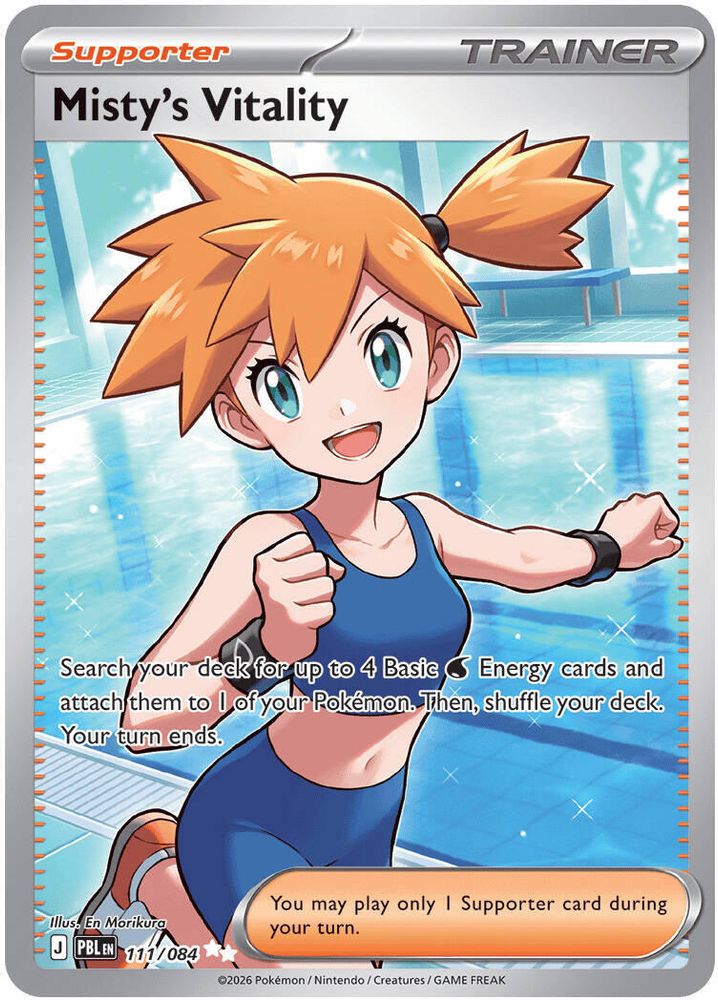 Misty's Vitality - [  111/084 ] -  Ultra Rare - Pokemon ME05 Pitch Black