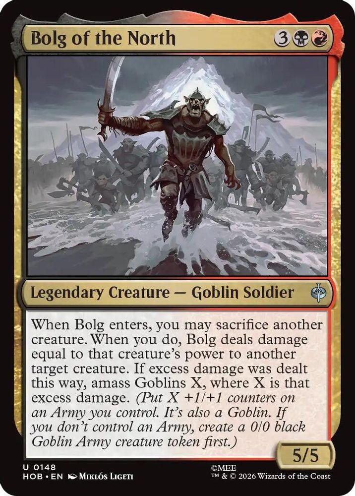 [FOIL] Bolg of the North #148 - UNCOMMON HOB - The Hobbit