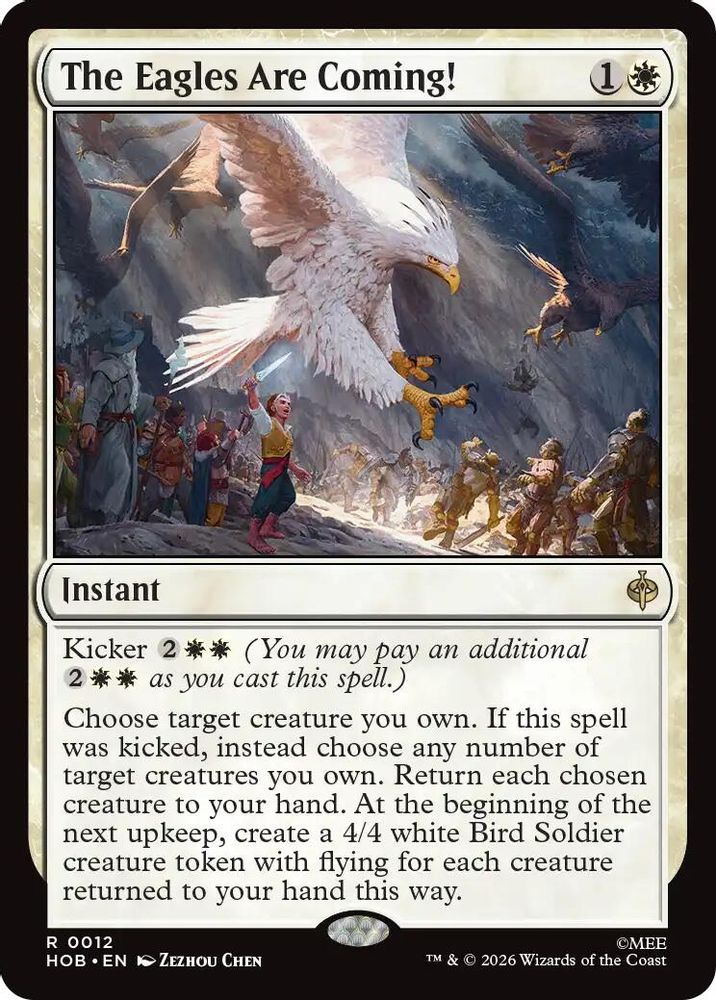 [FOIL] The Eagles Are Coming! #012 - RARE HOB - The Hobbit