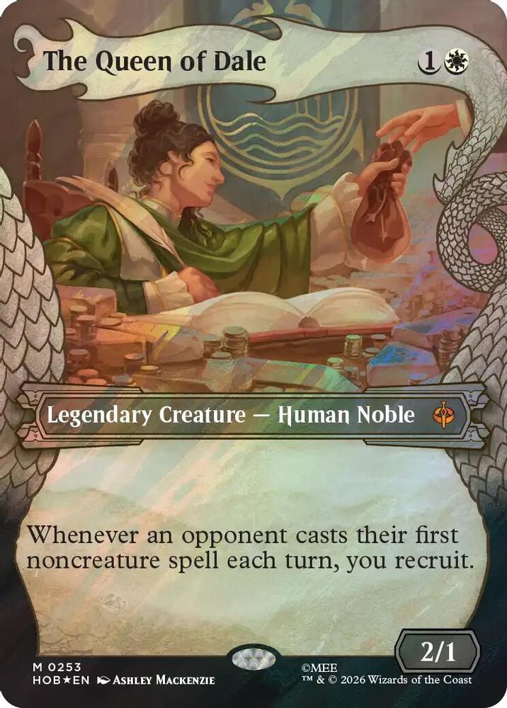 [FOIL] The Queen of Dale (Showcase) (Surge Foil) #253 - MYTHIC HOB - The Hobbit