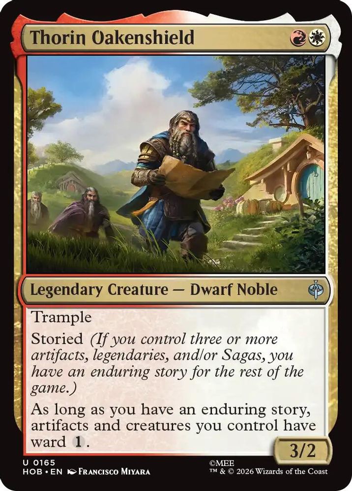 Thorin Oakenshield #165 - UNCOMMON HOB - The Hobbit