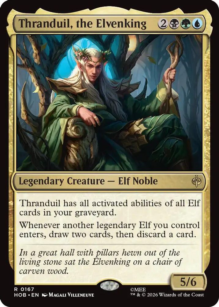 [FOIL] Thranduil, the Elvenking #167 - RARE HOB - The Hobbit