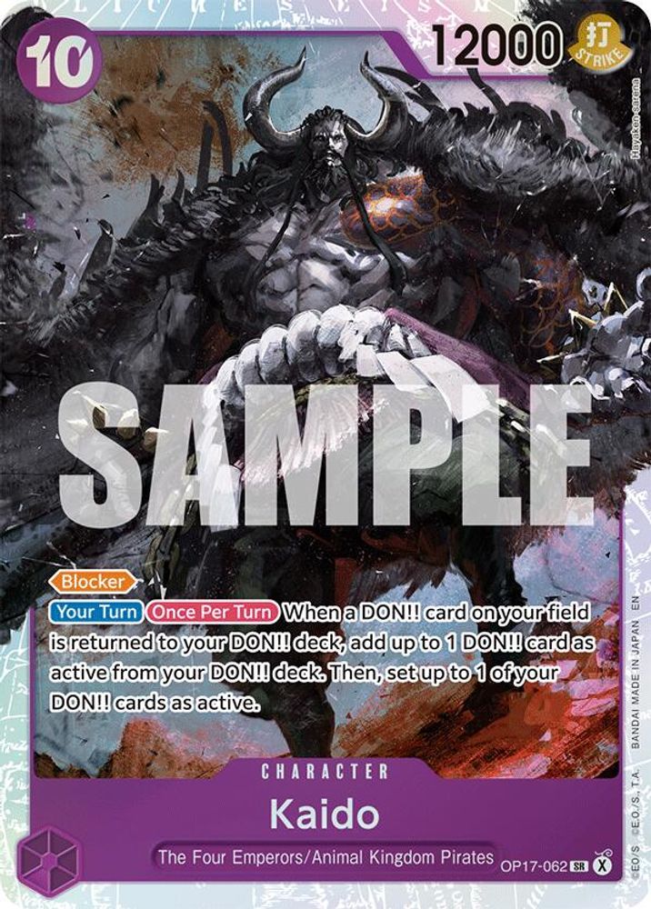Kaido (062) (OP17-062) - Super Rare - One Piece OP17 The World's Strongest Warriors
