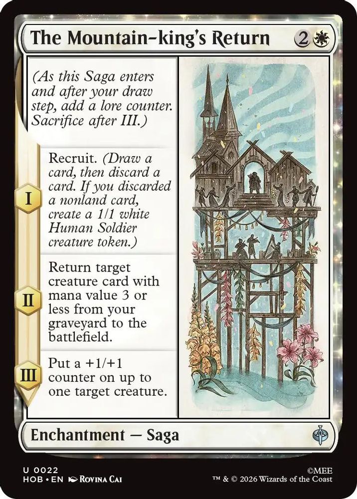 [FOIL] The Mountain-king's Return #022 - UNCOMMON HOB - The Hobbit
