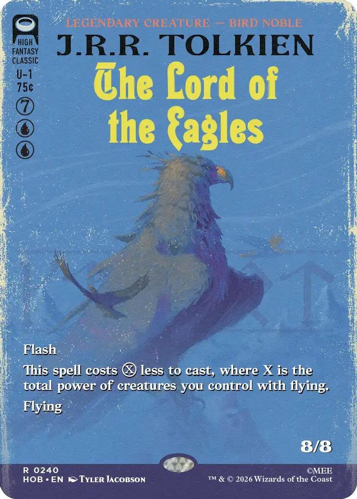 The Lord of the Eagles (Borderless) #240 - RARE HOB - The Hobbit